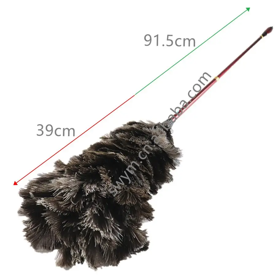 Top Quality Cobweb Cleaning Tool Telescopic Dusters Wholesale Price Ostrich Feather Duster with Long Extensible Handle