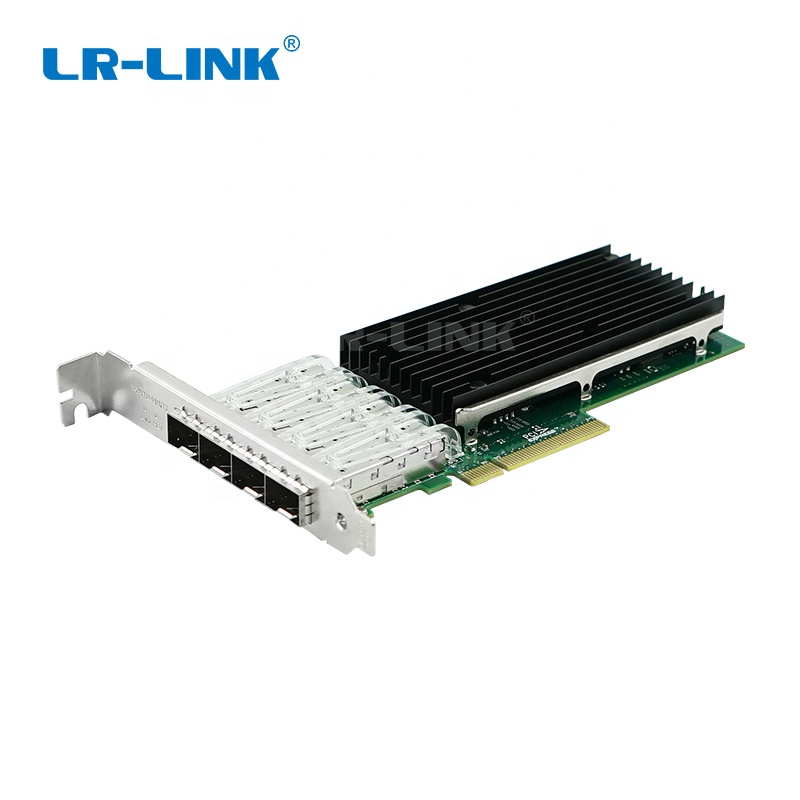 LR-LINK бренд сетевая карта LREC9804BF-4SFP + PCIe 3,0x8 4 порта SFP + волокна 10G сетевая плата