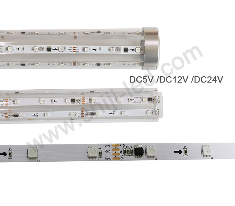 Аттракцион Ucs1903 ws2811, светодиод dmx, вертикальная трубка, алюминиевый багажник на крышу, светодиодная Пиксельная балка