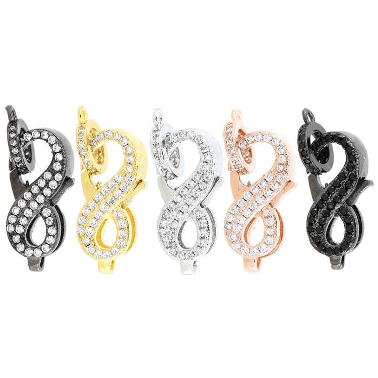 most popular decorative jewelry clasps,cz magnetic jewelry clasps