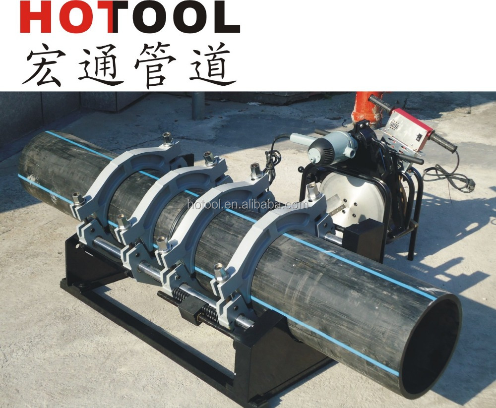 Сварочный аппарат для стыковой сварки труб hdpe, привод двигателя, 90-250 мм