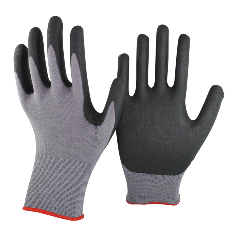 NMSHIELD flex grip work gloves breathable working glove en388 glove 4131