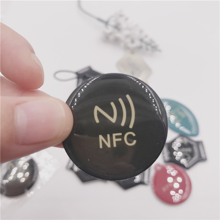 Таможня 30 мм 13,56 МГц nfc эпоксидная анти-металлическая бирка для металлической поверхности