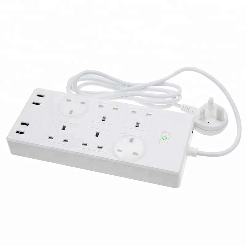 FRANKEVER новейший универсальный USB разъем для путешествий приложение дистанционное управление Великобритания WiFi умный удлинитель башни стабилизатор напряжения