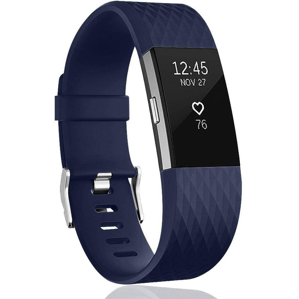 Для Fitbit Charge 2, воздухопроницаемые силиконовые сменные ремешки для Fitbit Charge 2 с безопасной застежкой для часов