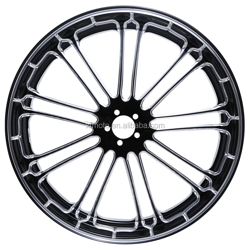 TCMT 21 "3,5" ЧПУ переднего колеса обода двойной диск для Harley Touring пользовательские Bagger Dyna XF2906C201-01-B