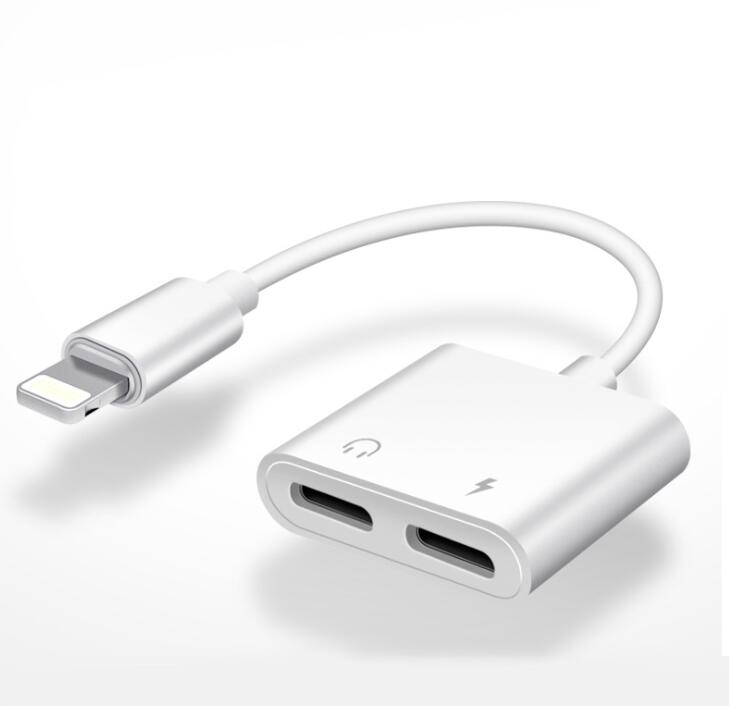 2 в 1 кабель для наушников с двойным разъемом для iPhone x/xs max IOS 12