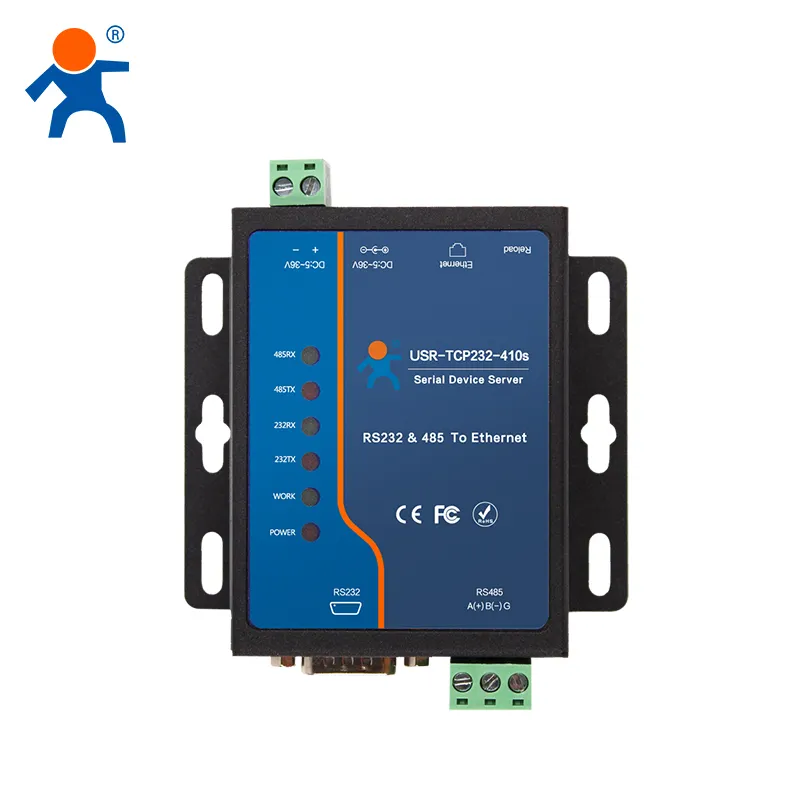 USR-410s промышленный ethernet для последовательного преобразователя порта 232/485