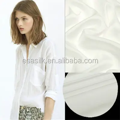 6mm to 15mm undyed pure white silk habotai fabric for silk Lining habutai silk fabric use scarf