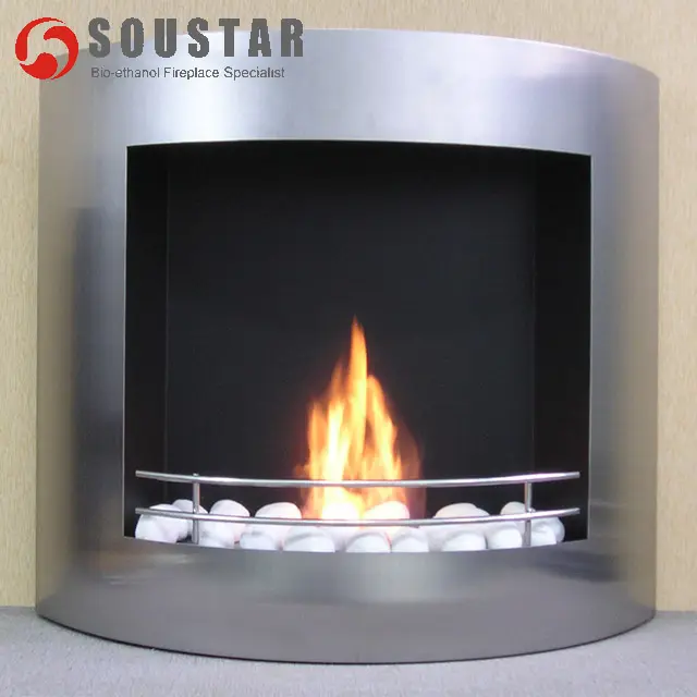 Modern stainless steel outdoor fireplace bio ethanol burners