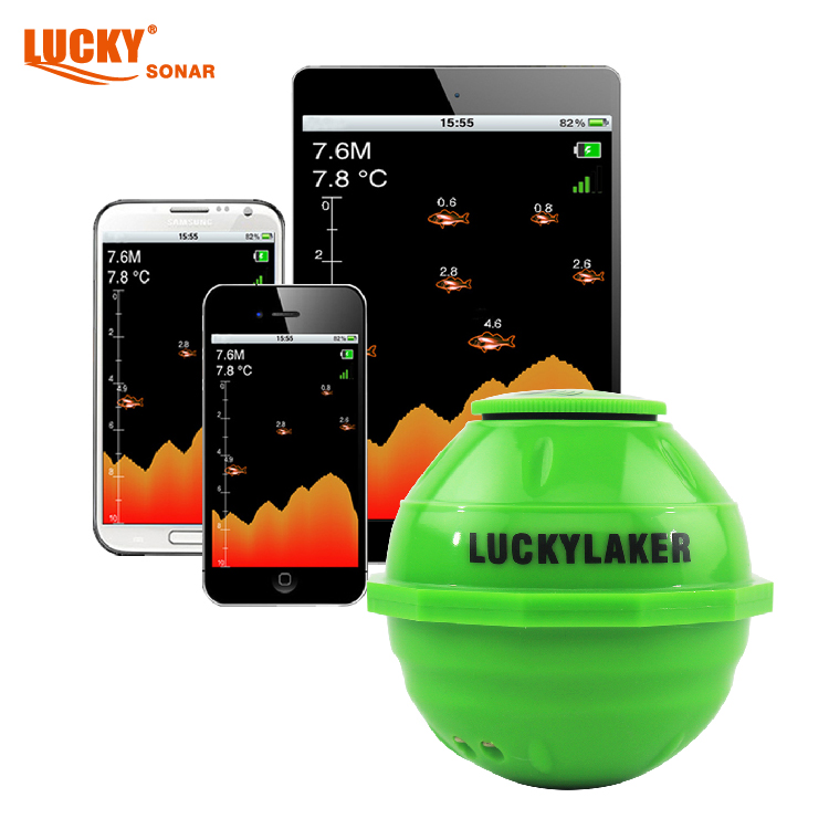 Новый портативный рыболокатор Lucky с Wi-Fi, беспроводное рыболовное оборудование, лидер продаж, FF916, сонар, рыболокатор для спорта на открытом воздухе