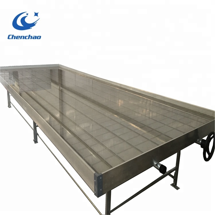 Теплица Гидропоника 4x8ft отлив и поток металла стенд прокатки скамья