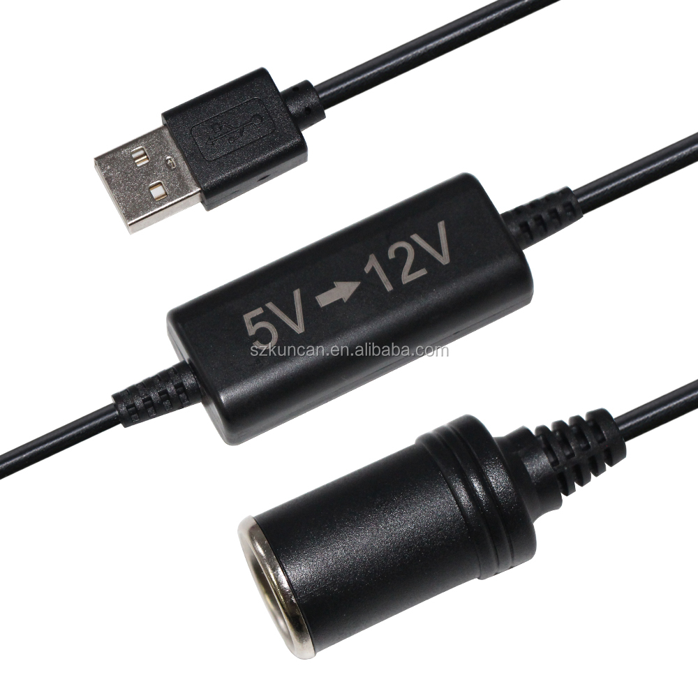 Штекер питания Dc5521, штекер USB, зарядный кабель постоянного тока от 5 В до 12 В, кабель преобразователя с питанием от Usb к DC