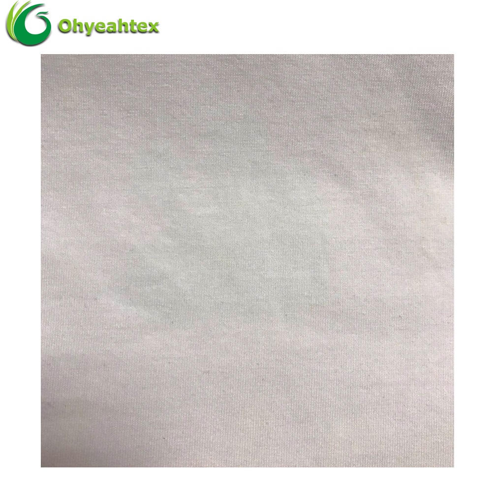 Eco-friendly Knit Combed Single Jersey 100 Cotton Fabric For T shirt