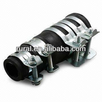 RUBBER Dishwasher connector with 4 clamp
