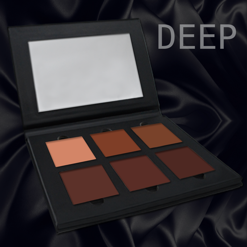 6 видов цветов контурная палитра Contour Bronzer Highlight Make Up Palette