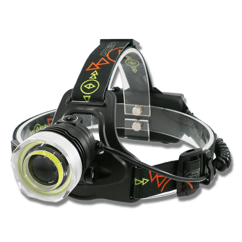 High quality USB Rechargeable 1000LM Zoom COB Waterproof IPX5  Head Lamps 4 Modes Camping Led Head Light Head Torch Headlamp
