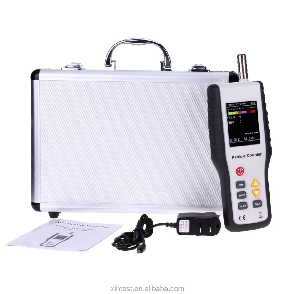 Счетчик частиц HT-9600 PM2.5 / PM10 детектор частиц монитор загрязнения воздуха пыли мониторинга качества воздуха для тестирования качества товара