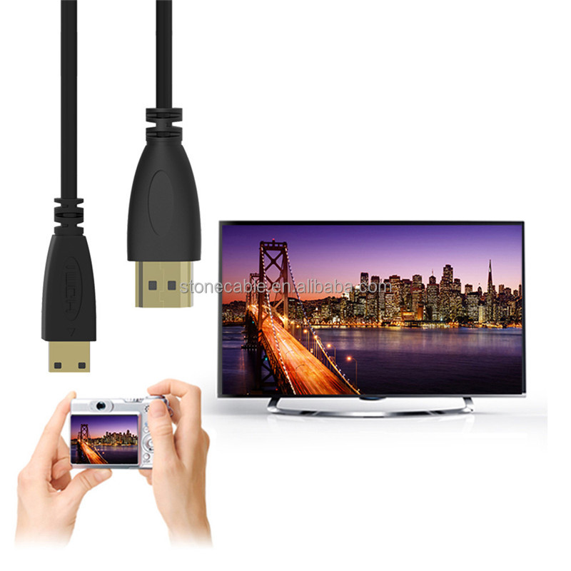 Высокоскоростной мини HDMI к HDMI пружинный эластичный завиток кабель V1.4 3D для Sony Canon видеокамеры сильная масштабируемость