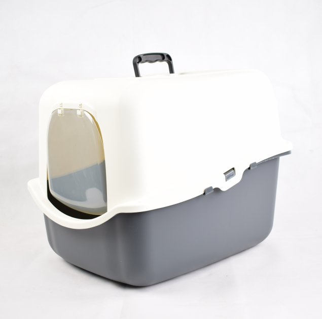 Leyou Pet high quality fully enclosed cat litter box cat toilet
