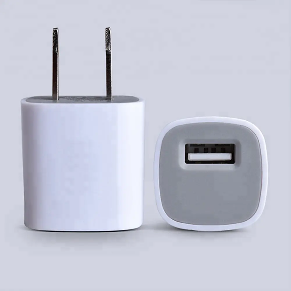 Mobile Phone 1A Single Port Cube Travel USB Charger Adapter USA for iPhone,one USB Wall Charger US Plug for Smartphones