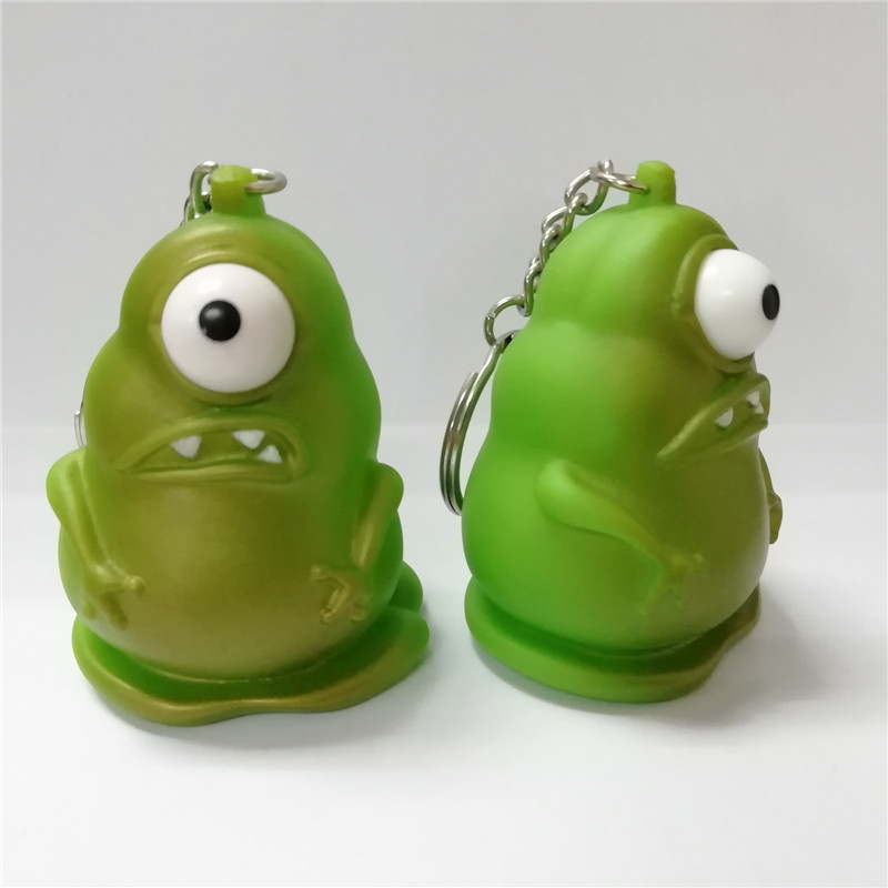 Популярные забавные squeeze pop eye, push сувенир мини животных брелок с глазками pop out