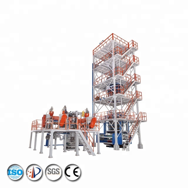 Термоусадочная машина для экструзии пленки JinXin 3-5 слоев pof