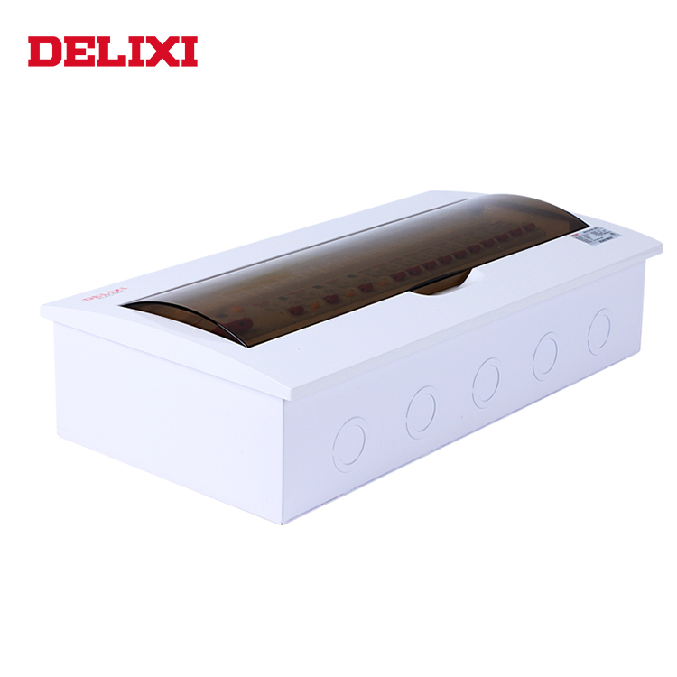 DELIXI CDPZ50 SERIES 20 way 24 way plastic surface mounting MCB electrical power distribution box