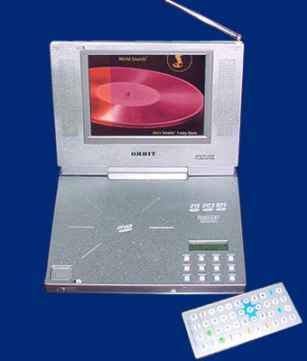 Портативный DVD/VCD/TV/MP3/cd-плеер
