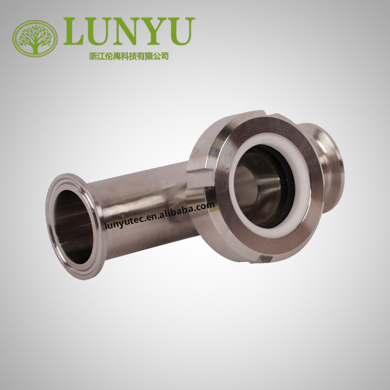 Tri Clamp Inline Sight Glass Spool Sanitary Stainless Steel