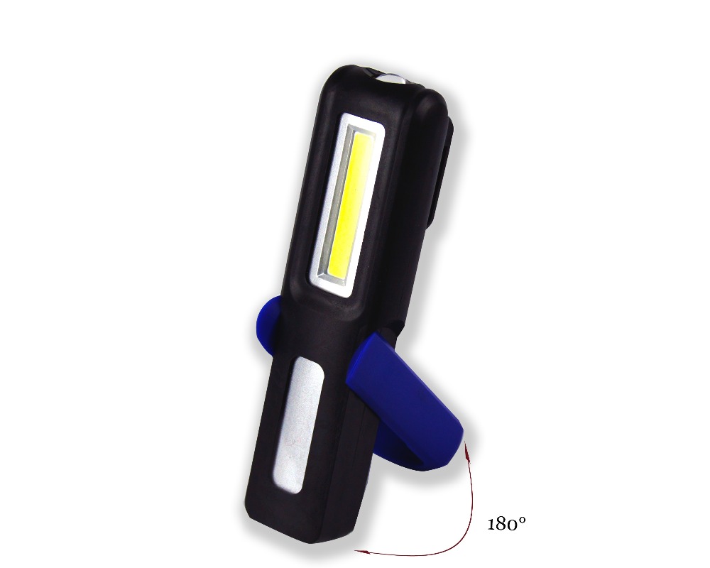 Лидер продаж ABS 3 WCOB + 1LED Магнитная висит usb Перезаряжаемые свет работы светодиодные прожекторы с мощность дисплей
