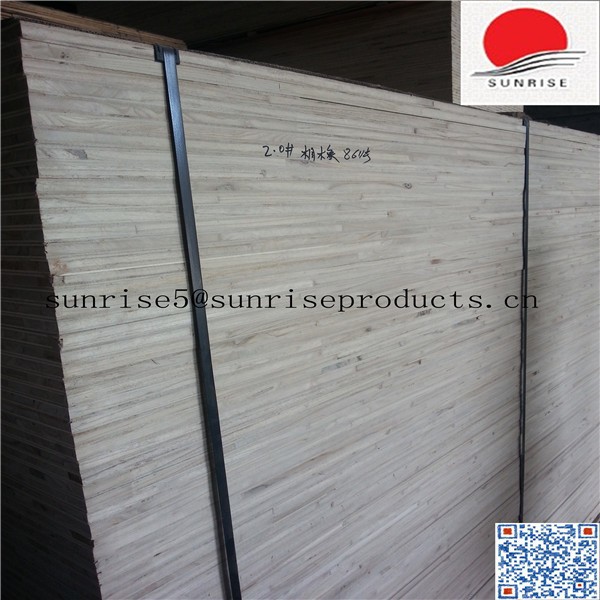 4*8 oak veneer paulownia/Malacca/poplar core blockboard square