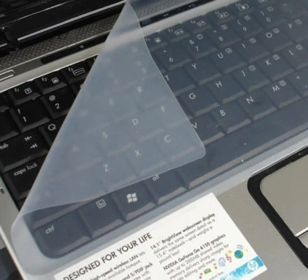 Custom Universal Ultra Thin Silicone Keyboard Protector Skin for Macbook