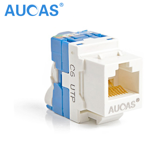 Aucas бренд CAT6 UTP вращающийся инструмент Keystone Jack модульный