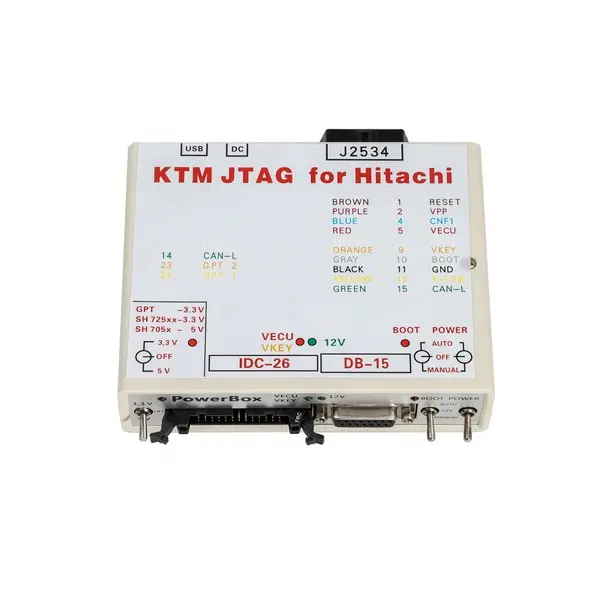 For KTMFLASH PowerBox for PCMFlash KTM JTAG for Hitachi OBD ECU Programmer & transmission best quality