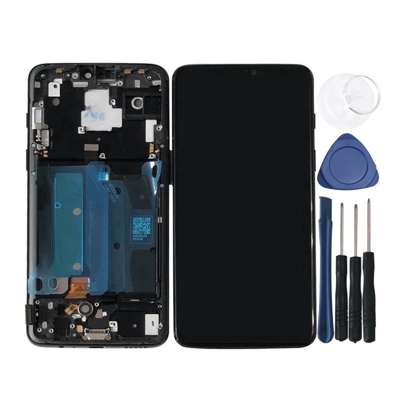 6,28 "оригинальный новый для Oneplus 6 оптический AMOLED ЖК-экран дисплей Сенсорная панель дигитайзер Рамка для One Plus 6 LCD запасные части