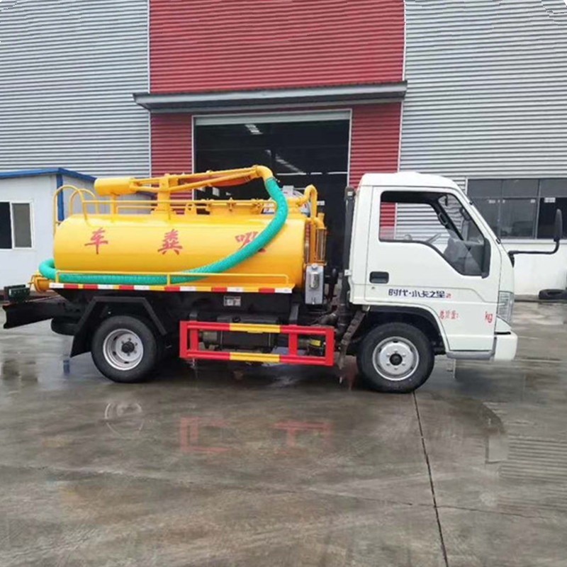 2000l 3000l дизельный мини септический грузовик с вакуумным насосом