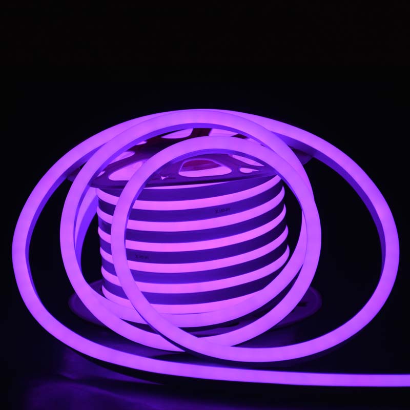 Для Diy неоновых вывесок Декор свет Neonflex Розовый Оранжевый Синий 8x16 мм ПВХ светодиодный неоновый гибкий трубчатый свет
