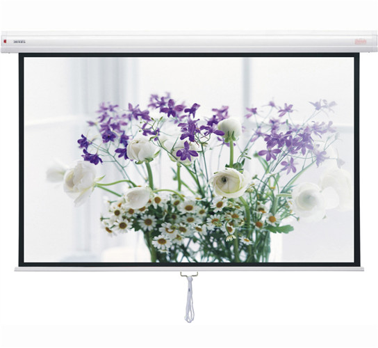 SNOWHITE 84 "4:3 формат 3V084MMV Дешевые Портативный Ручной проекционный экран для бизнес презентации