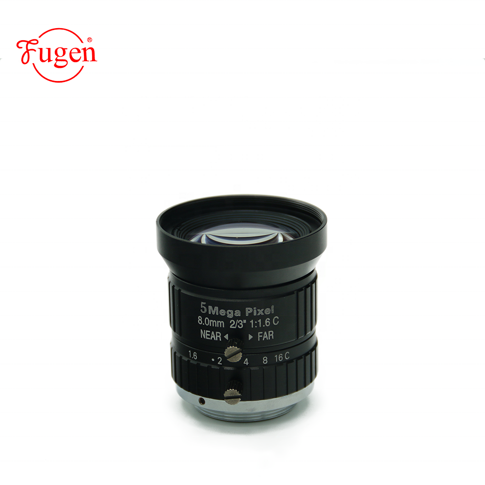 FG-FA0816-5M Горячая продажа 5 мега пикселей F8.0mm C Маунт фокусное руководство машина видение для объектива камеры