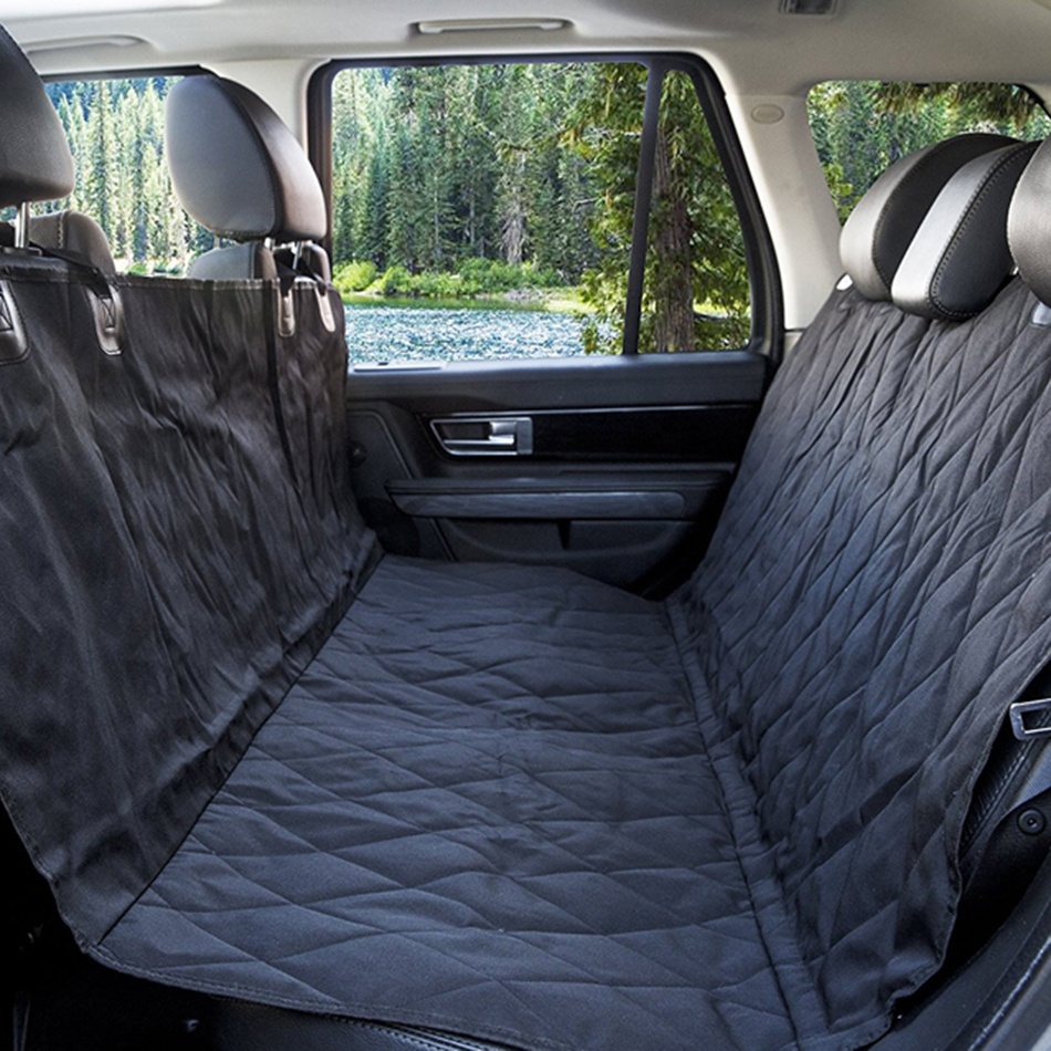 Good quality new design waterproof have side flap pet dog car seat cover