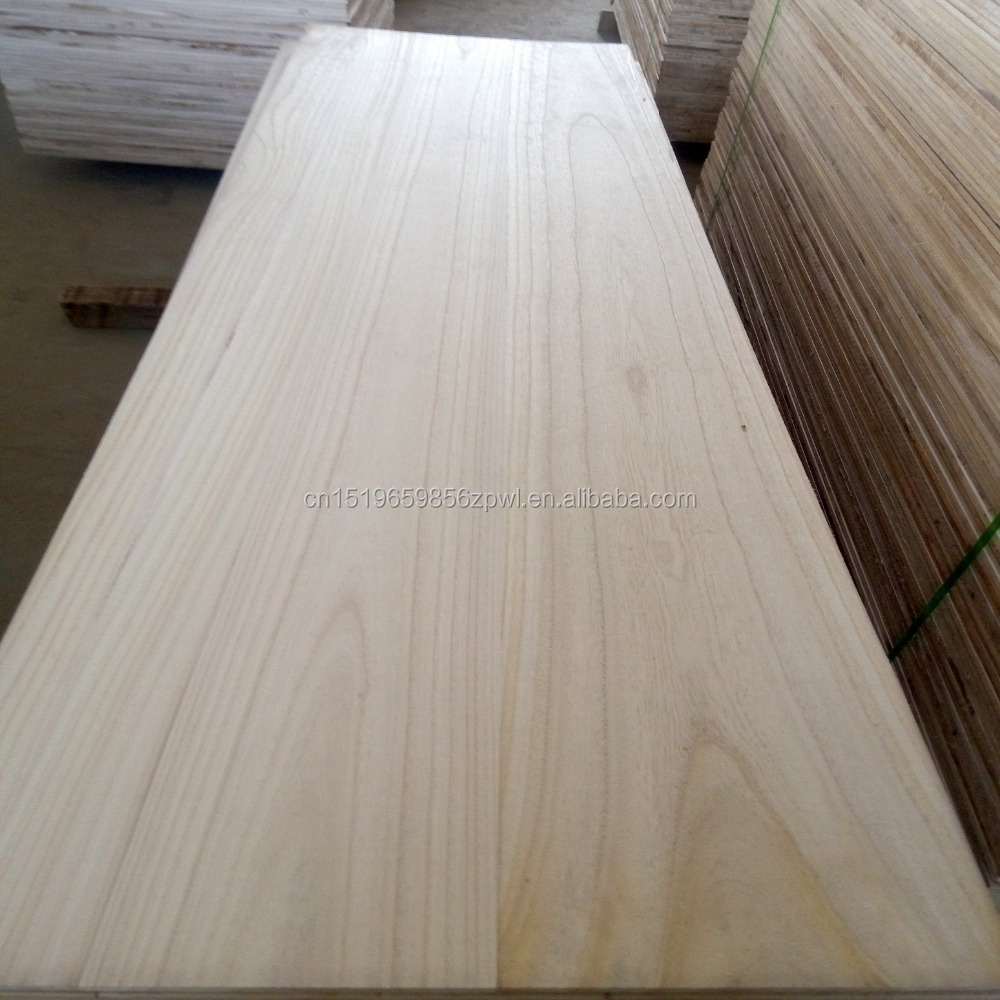 Более дешевые склеенные панели Paulownia