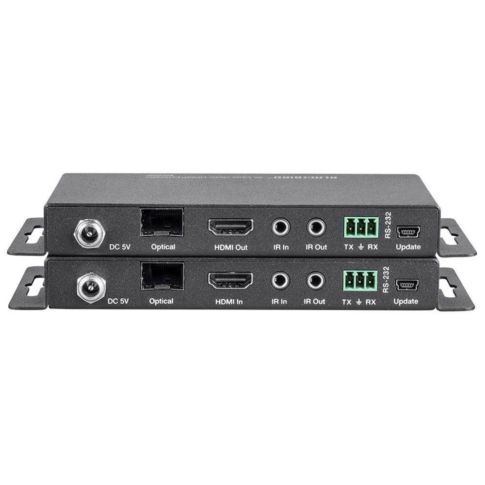 HDMI 2,0 Поддержка 4K волоконно-оптический HDMI удлинитель приемник передатчика 3300FT (1000M) 4K @ 60Hz IR RS232