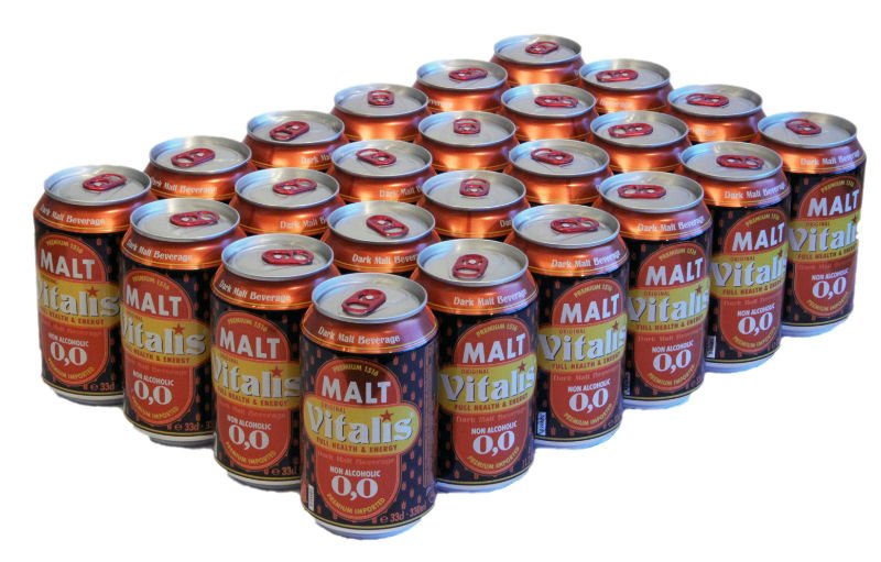 Malt VITALIS Dark Malt Beverage canned 24x33cl