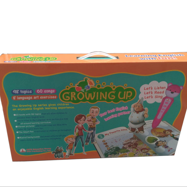 High quality Growing up Children english books with talking pen