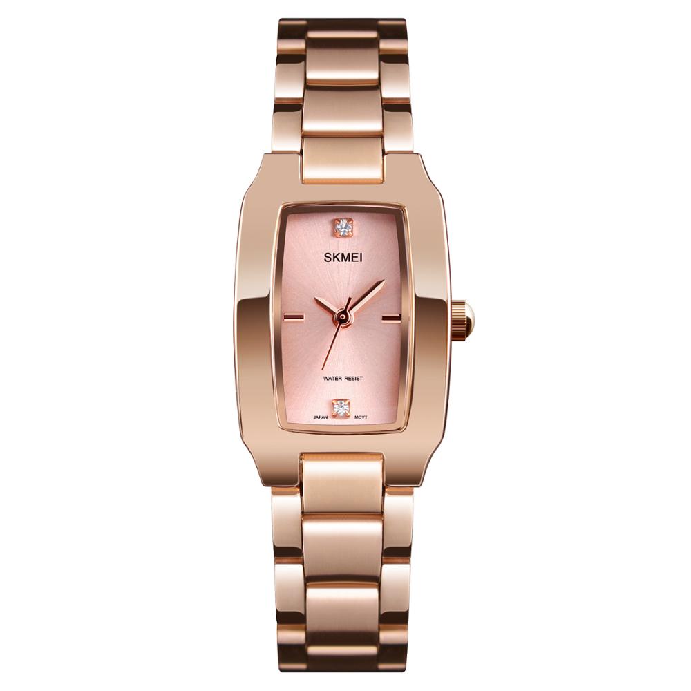 Женские кварцевые часы на батарейках Harga jam tangan skmei japan movt jewelry