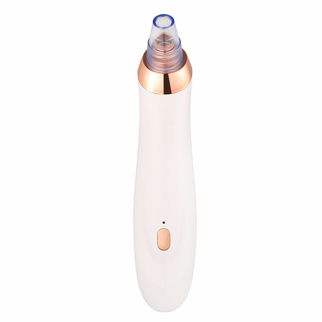 USB Blackhead Cleaner Sucker Pore Cleaner Rechargeable with 5 Level Suction Intensity Skin Pore Cleanser Nose Blackhead Remover