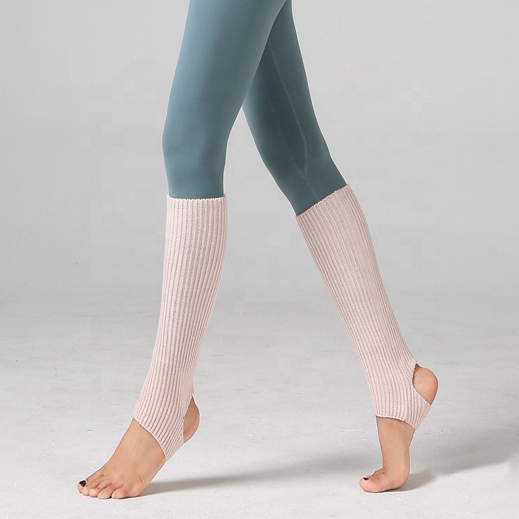 Calentadores de pierna para mujer, de punto para baile, оптовая продажа, вязаные женские гетры для балета и танцев для девочек
