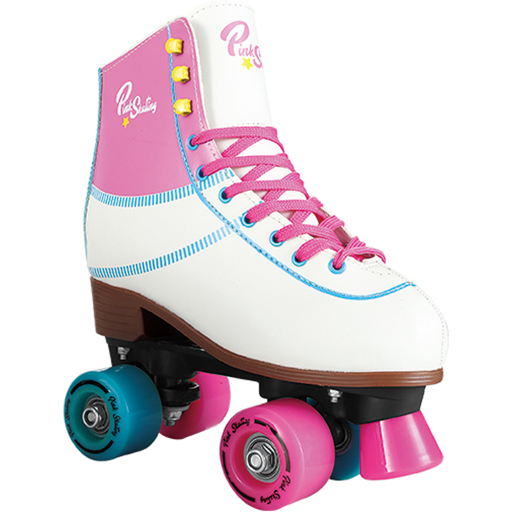 PVC leather soy luna four wheel roller quad skate