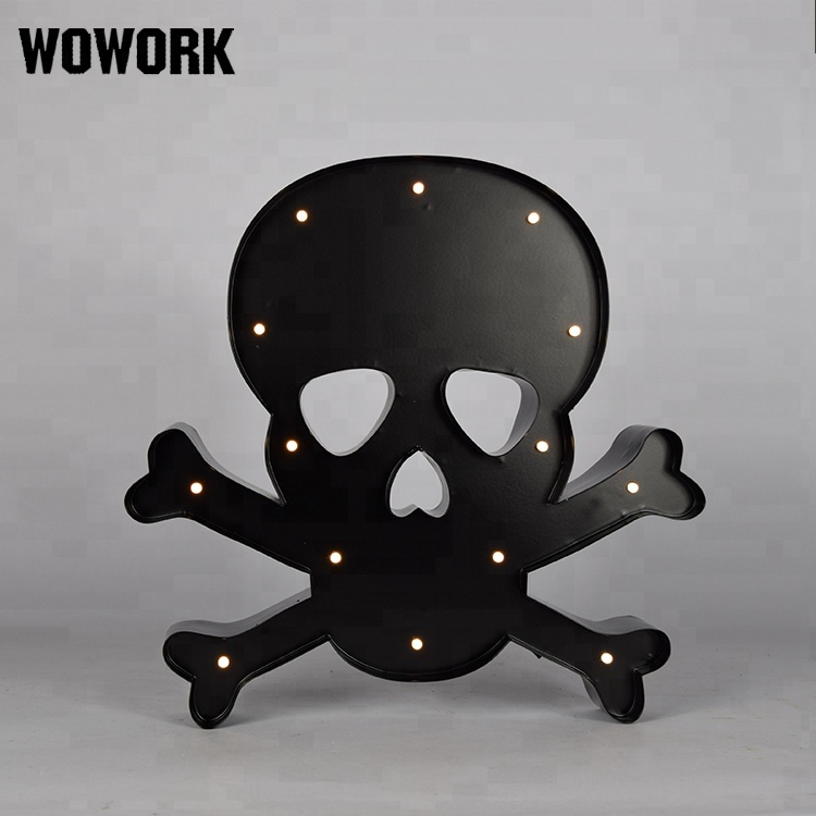 WOWORK 3D festival decoration led owl marquee light for Easter DAY